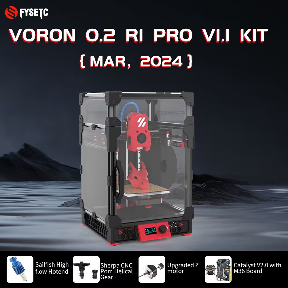 2025FYSETC High Precision Voro - Corexy 3D Printer Kit ulasan dan harga