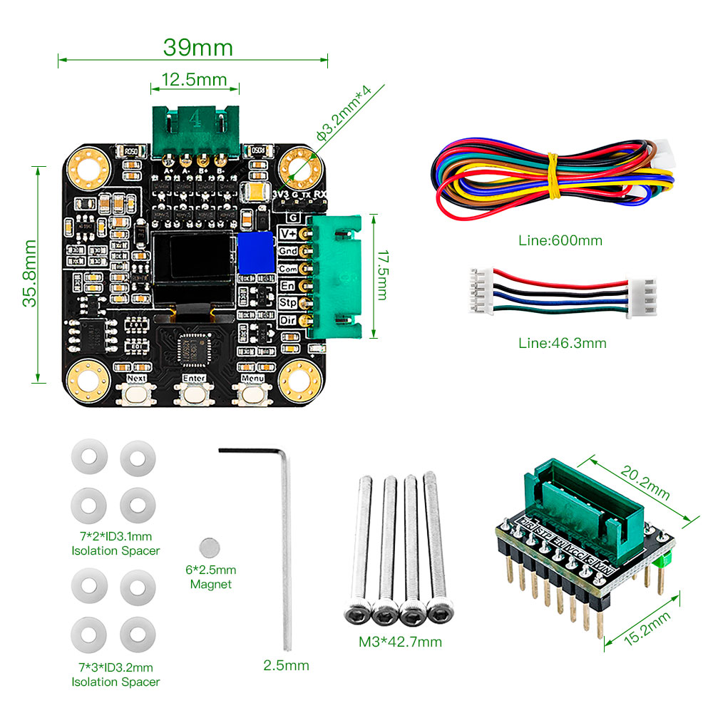 Makerbase MKS SERVO42C PCBA NE - Closed Loop Stepper Motor Nema 17 ulasan dan harga