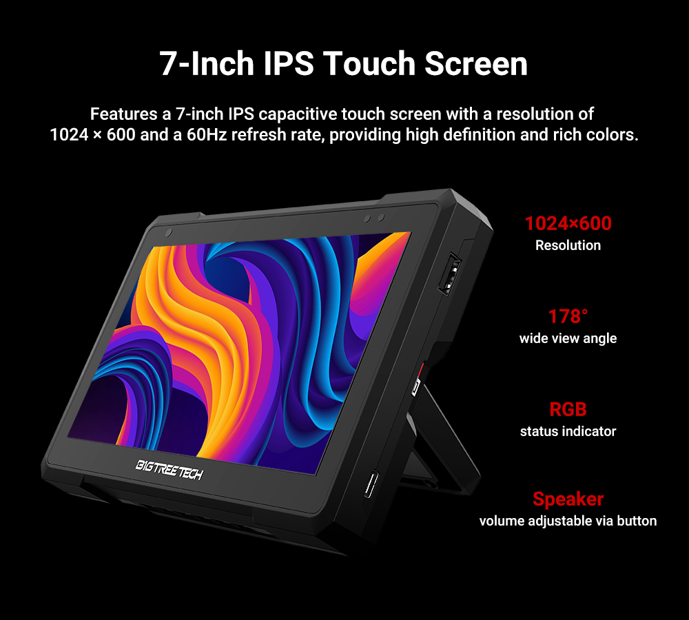 BIGTREETECH Pad 7 IPS Touch Sc - Klipper Pad 7 Inch ulasan dan harga