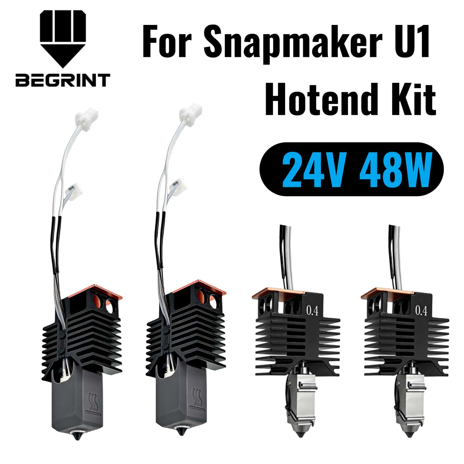 For Snapmaker U1 Hotend 24V 48 - High Flow Ceramic Hotend ulasan dan harga