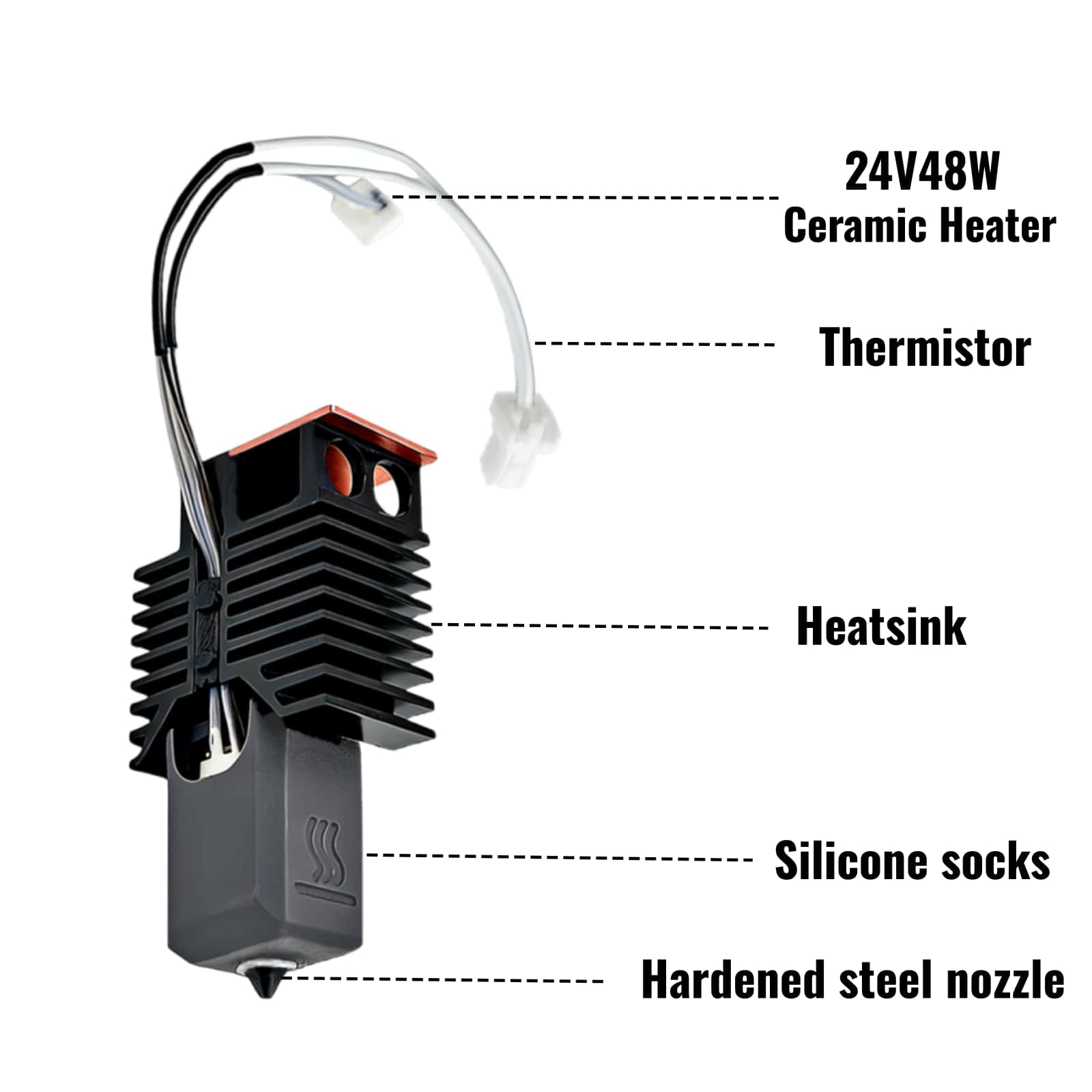 For Snapmaker U1 Hotend 24V 48 - High Flow Ceramic Hotend ulasan dan harga