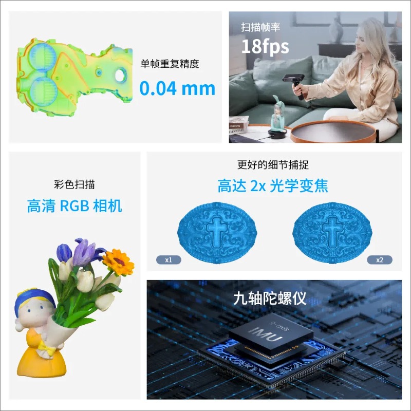 High-precision professional-gr - Handheld 3D Scanner High Precision ulasan dan harga