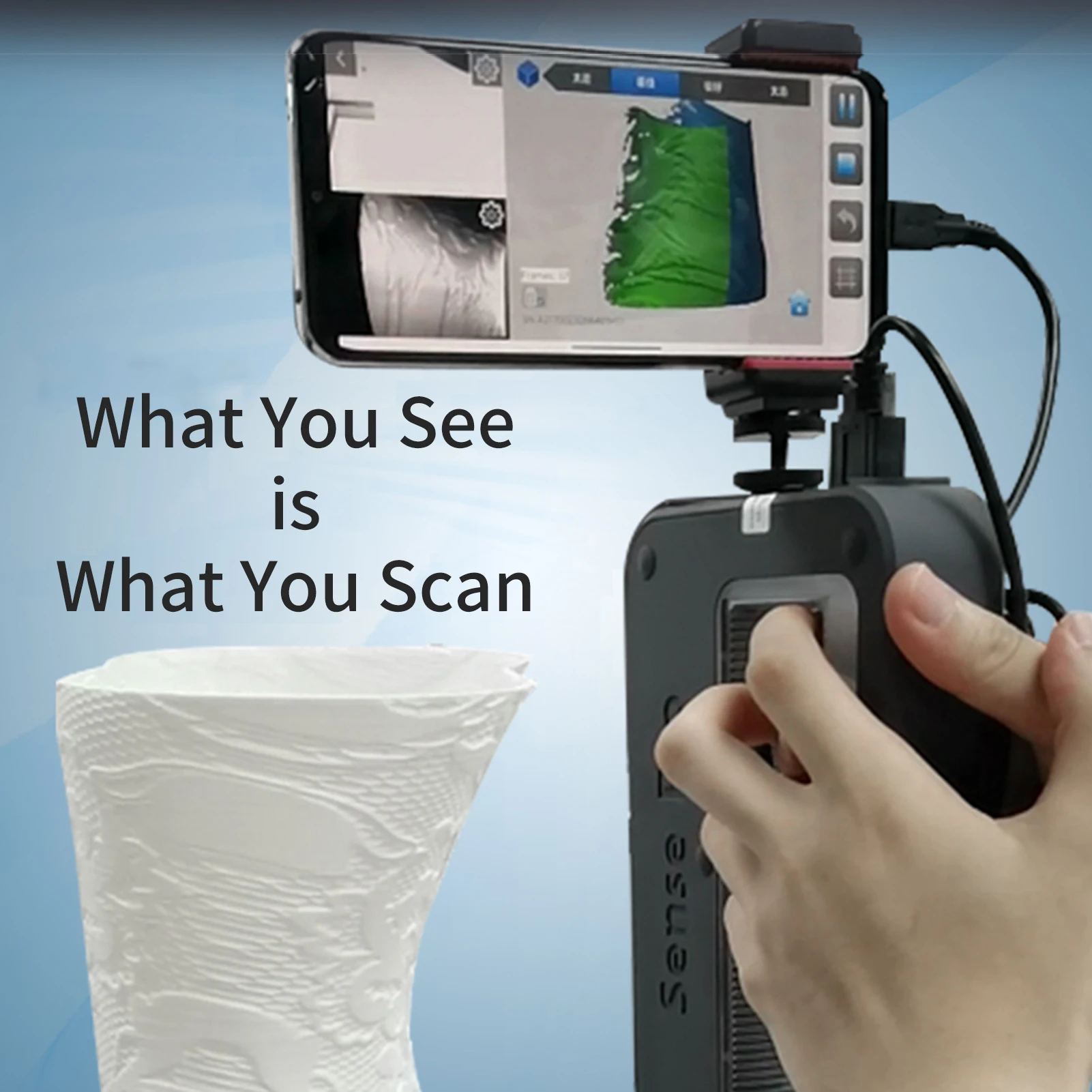 Portable Handheld 3D Scanner H - Handheld 3D Scanner High Precision ulasan dan harga