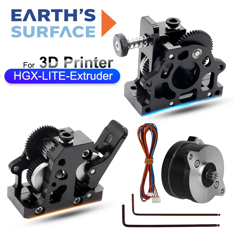 HGX LITE Dual Gear Hard Steel  - Direct Drive Dual Gear Extruder High Speed ulasan dan harga